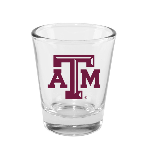Texas A&M Aggies 2oz Clear Collector Glass