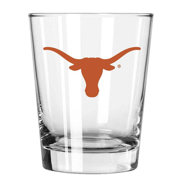 Texas Longhorns 15oz Old Fashioned w/Color Logo