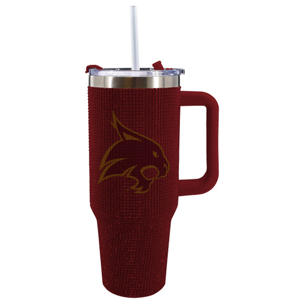 Texas State Bobcats 40oz Bling Tumbler