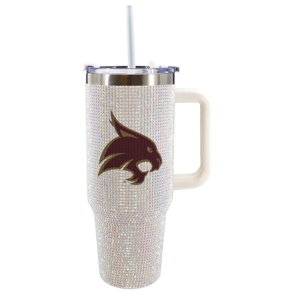 Texas State Bobcats 40oz Bling Tumbler
