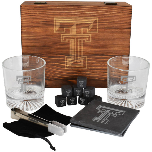 Texas Tech Red Raiders Boxed Drinkware Set w/Coasters