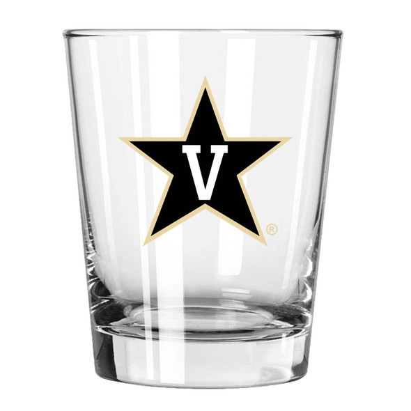 Vanderbilt Commodores 15oz Old Fashioned w/Color Logo