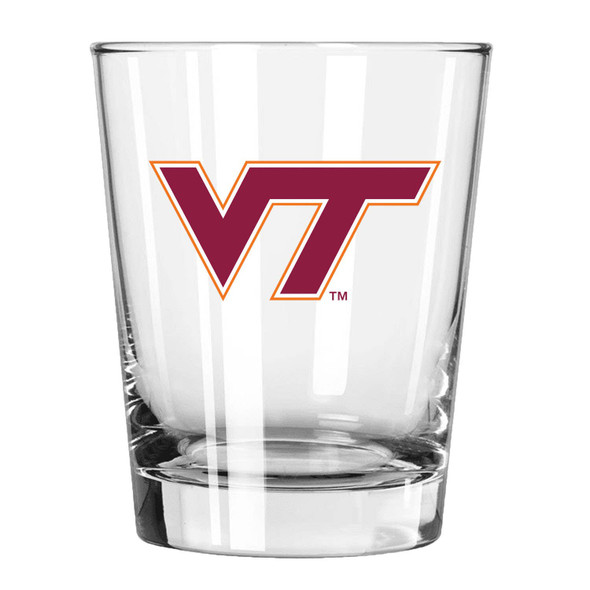 Virginia Tech Hokies 15oz Old Fashioned w/Color Logo