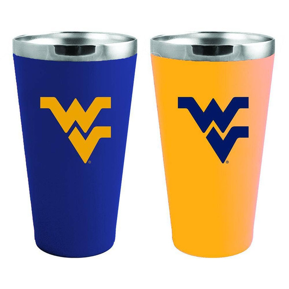West Virginia 2pk Stainless Steel Tumblers