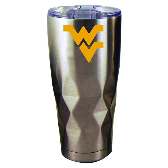 West Virginia 22oz Stainless Steel Diamond Tumbler