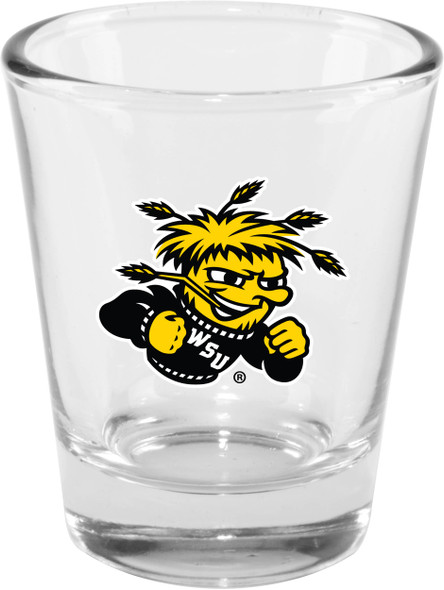 Wichita State Shockers 2oz Clear Collector Glass