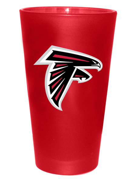 Atlanta Falcons 16oz Color Frosted Pint Color Logo