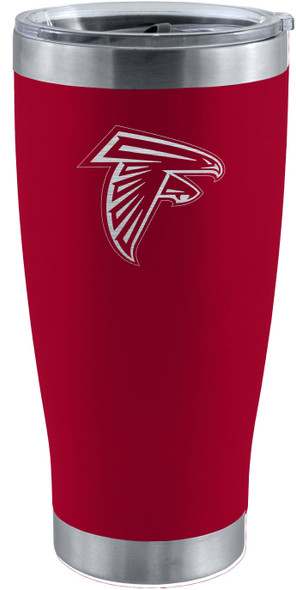 Atlanta Falcons 20oz Red Tumbler w/Etched Logo