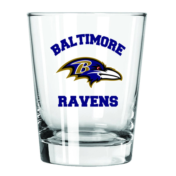 Baltimore Ravens 15oz Old Fashioned w/Arches Logo