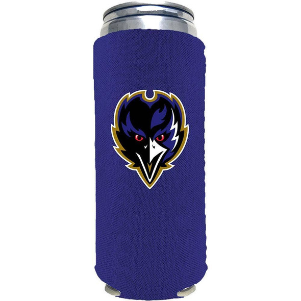 Baltimore Ravens 12oz Slim Can Insulator