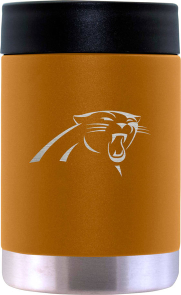 Carolina Panthers 12oz Canyon Can Holder Etched Logo