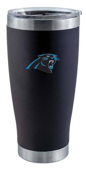 Carolina Panthers 20oz Black Tumbler w/Color Logo