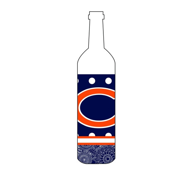 Chicago Bears Wine Bottle Woozie