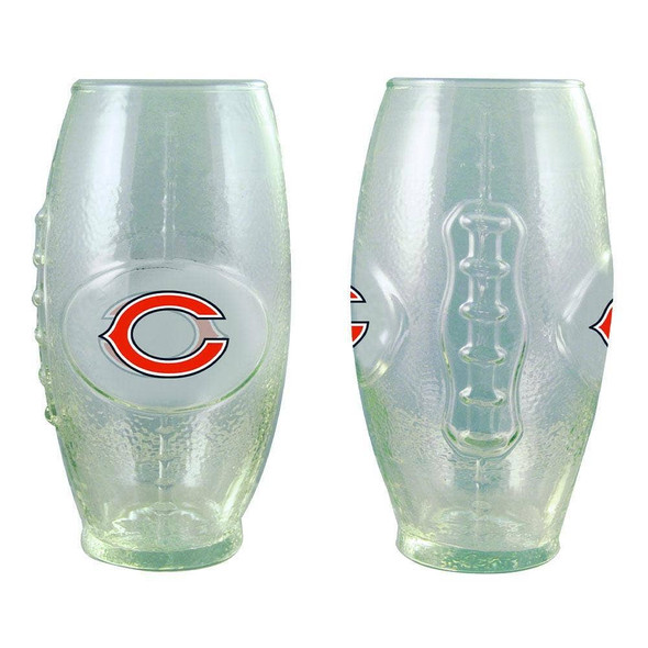 Chicago Bears Football Glass