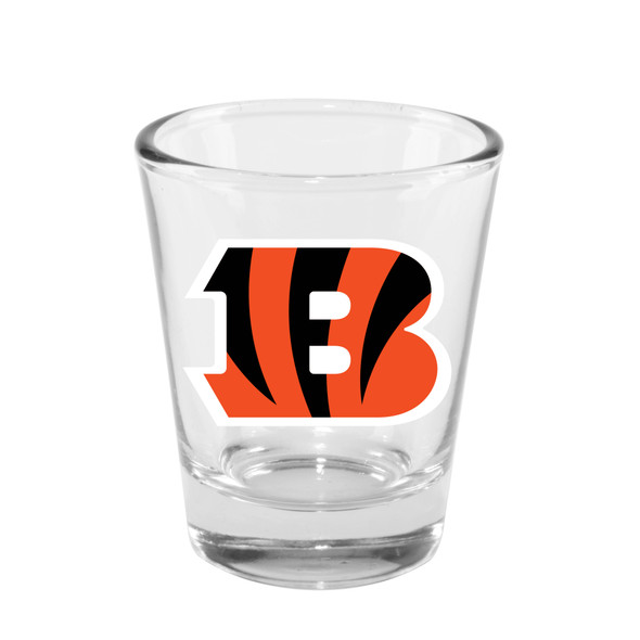 Cincinnati Bengals 2oz Clear Collector Glass