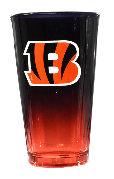 Cincinnati Bengals 16oz Ombre Pint Glass