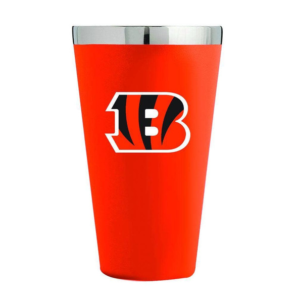 Cincinnati Bengals 16oz Matte Finish SS Pint
