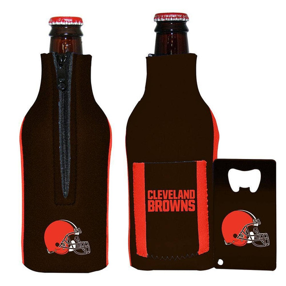 Cleveland Browns Bottle Insulator w/ Opener
