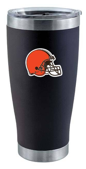 Cleveland Browns 20oz Black Tumbler w/Color Logo