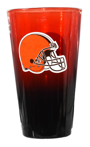 Cleveland Browns 16oz Ombre Pint Glass