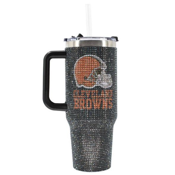 Cleveland Browns 40oz Bling Tumbler
