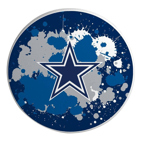 Dallas Cowboys Paint Splatter Coaster