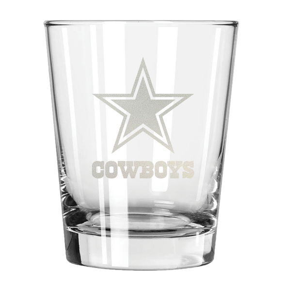 Dallas Cowboys 15oz Old Fashioned w/Etched Logo