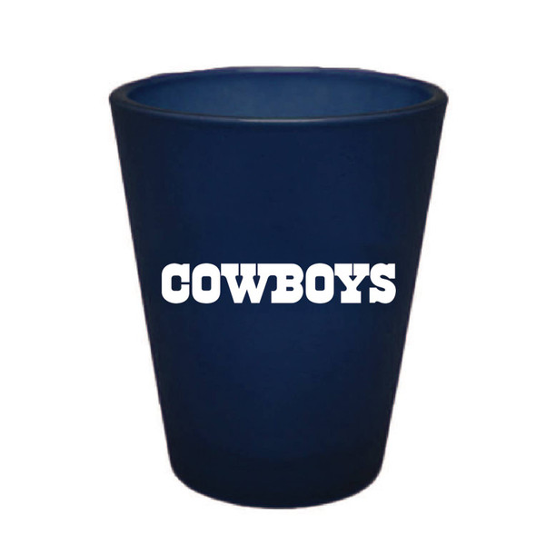 Dallas Cowboys 2oz Frosted Shot Glass