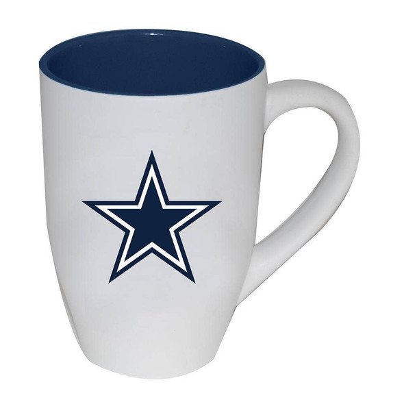 Dallas Cowboys 20oz Two Tone White Matte Mug