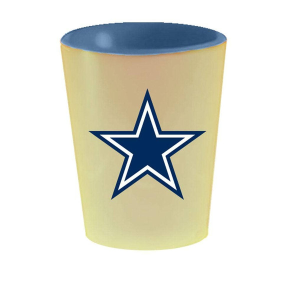 Dallas Cowboys 2oz Inner Color Ceramic Shot Glass