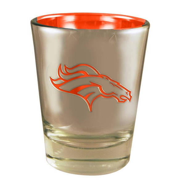 Denver Broncos Electroplated Shot Glass