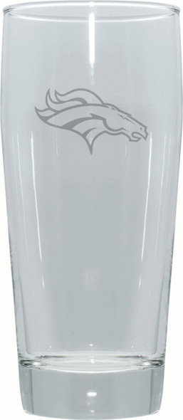 Denver Broncos 16oz Pub Pilsner w/Etched Logo