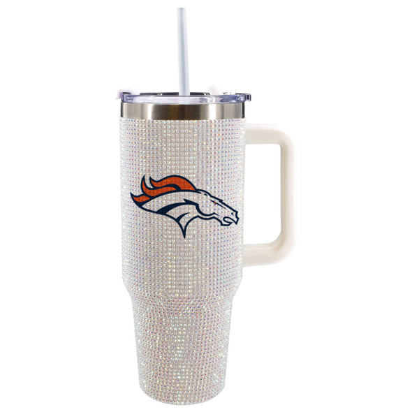 Denver Broncos 40oz Bling Tumbler