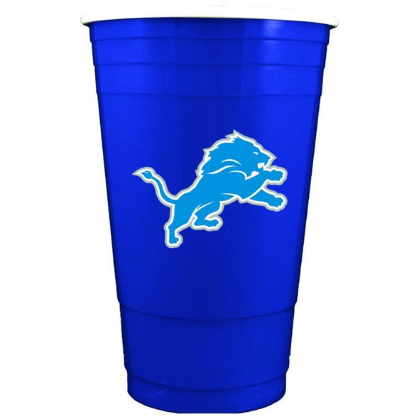 Detroit Lions 11oz Blue Plastic Cup