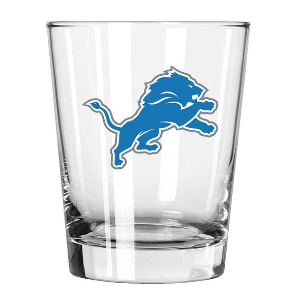 Detroit Lions 15oz Old Fashioned w/Color Logo