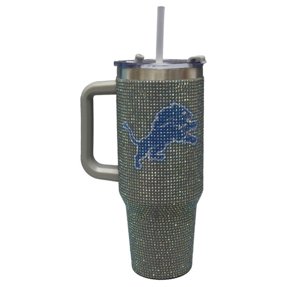 Detroit Lions 40oz Bling Tumbler