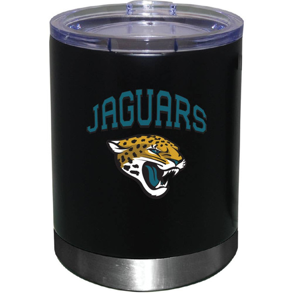 Jacksonville Jaguars 12oz Black Low-Ball Tumbler Color Logo
