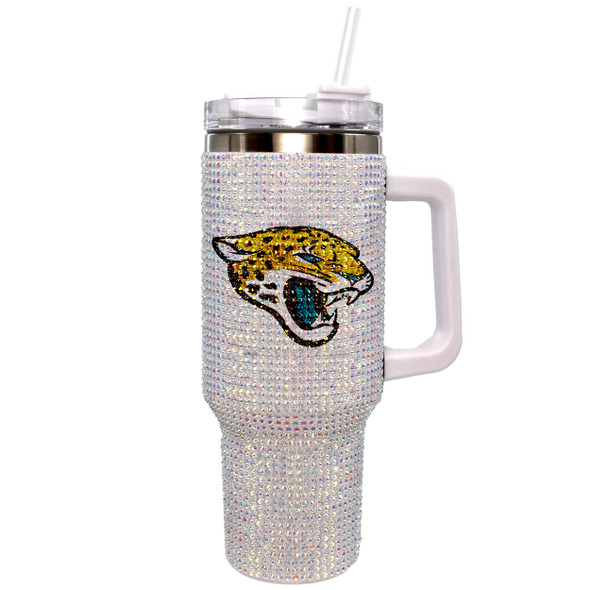 Jacksonville Jaguars 40oz Bling Tumbler