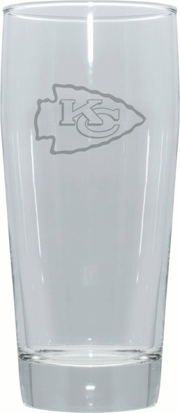 Kansas City Chiefs 16oz Pub Pilsner w/Etched Logo