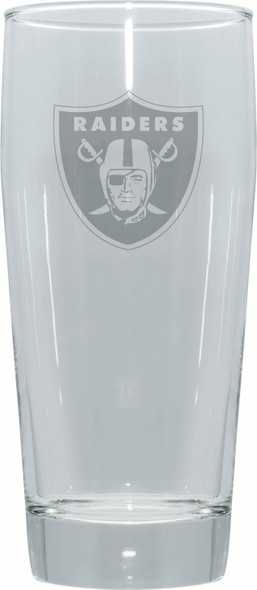 Las Vegas Raiders 16oz Pub Pilsner w/Etched Logo
