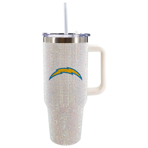 Los Angeles Chargers 40oz Bling Tumbler