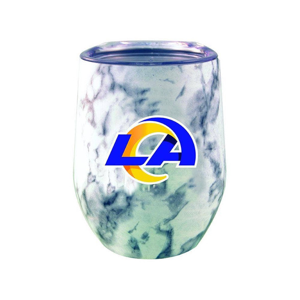 Los Angeles Rams Marble Stemless Stainless Steel Tumbler