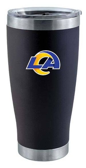 Los Angeles Rams 20oz Black Tumbler w/Color Logo