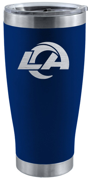 Los Angeles Rams 20oz Royal Blue Tumbler w/Etched Logo