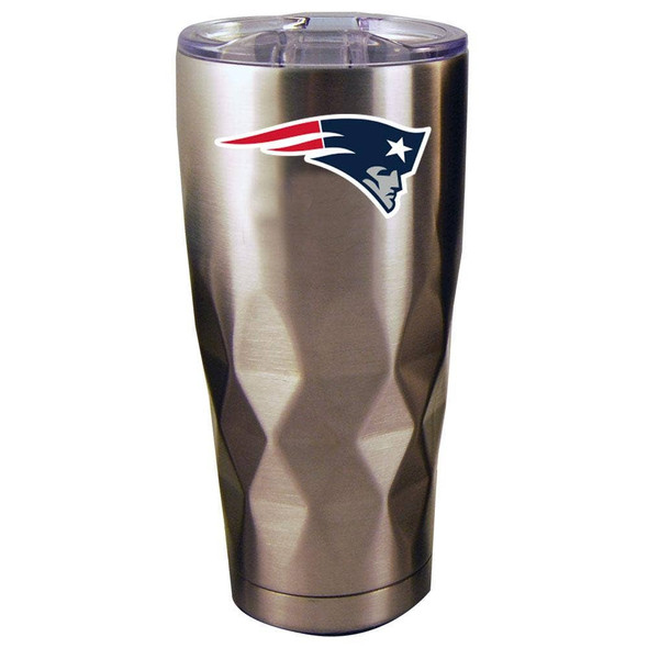 New England Patriots 22oz Stainless Steel Diamond Tumbler