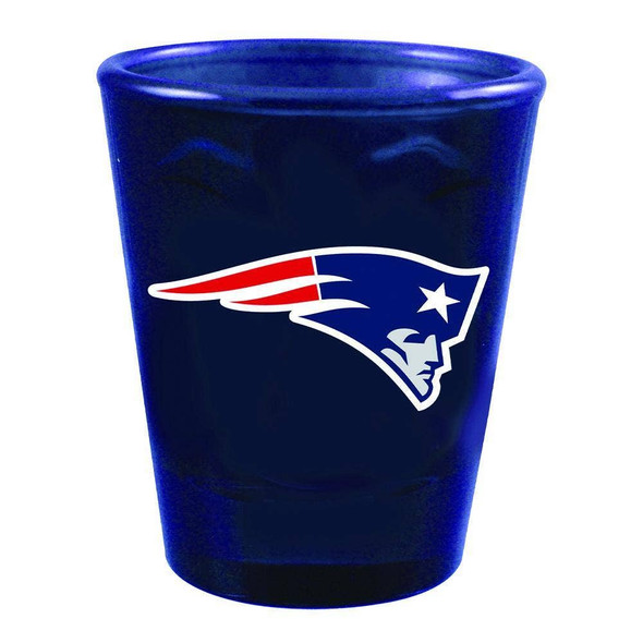 New England Patriots Swirl Clear Collect Glass