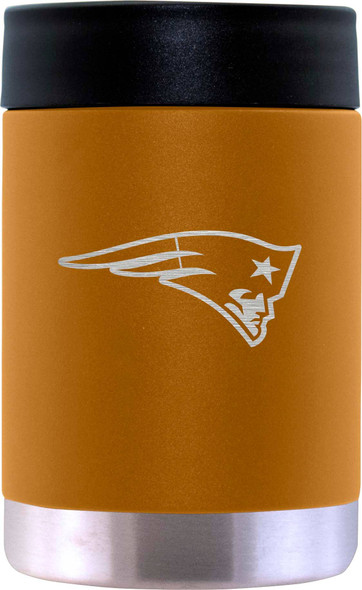New England Patriots 12oz Canyon Can Holder Etched Logo