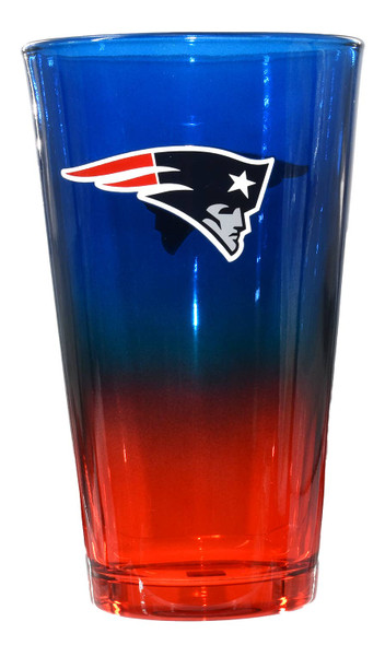 New England Patriots 16oz Ombre Pint Glass