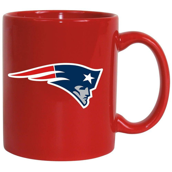 New England Patriots 11oz Colored Ceramic Mug