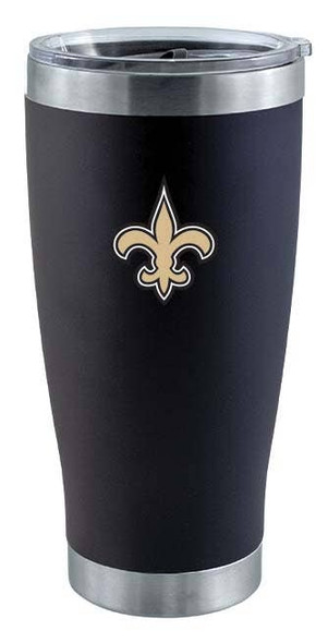 New Orleans Saints 20oz Black Tumbler w/Color Logo